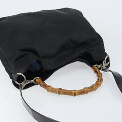 Gucci Vintage Bamboo Handle Bag Nylon