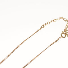 Christian Dior CD Pendant Necklace Gold-plated