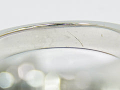 Bvlgari B.Zero1 Element Dangle Charm Ring 18K White Gold with Diamond