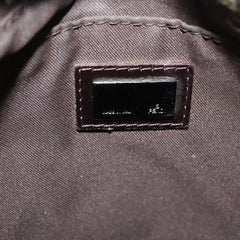 Fendi Mamma Baguette Shoulder Bag Canvas