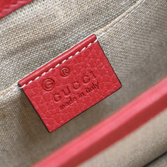 Gucci Interlocking Shoulder Bag Leather