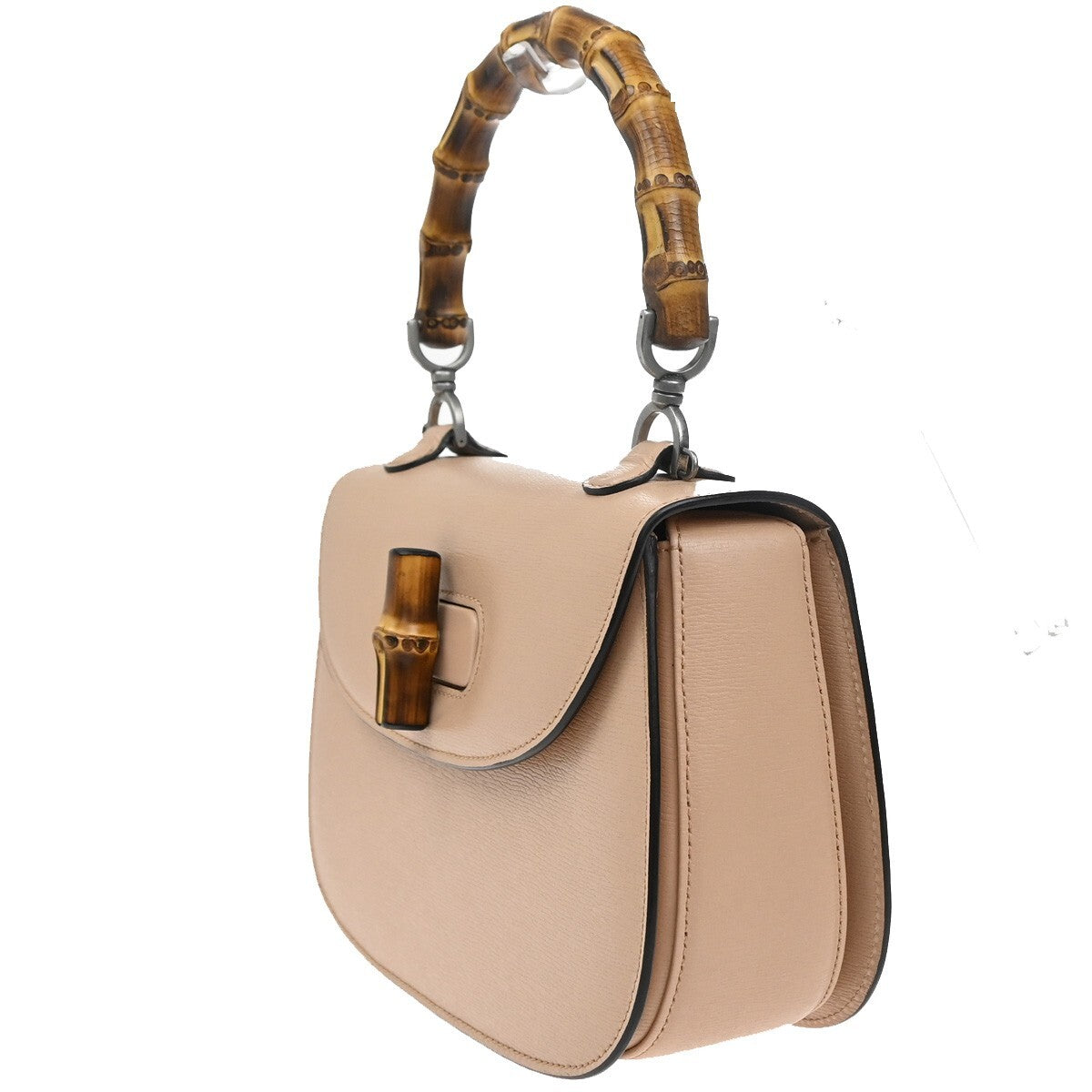 Gucci Bamboo 1947 Top Handle Bag Leather