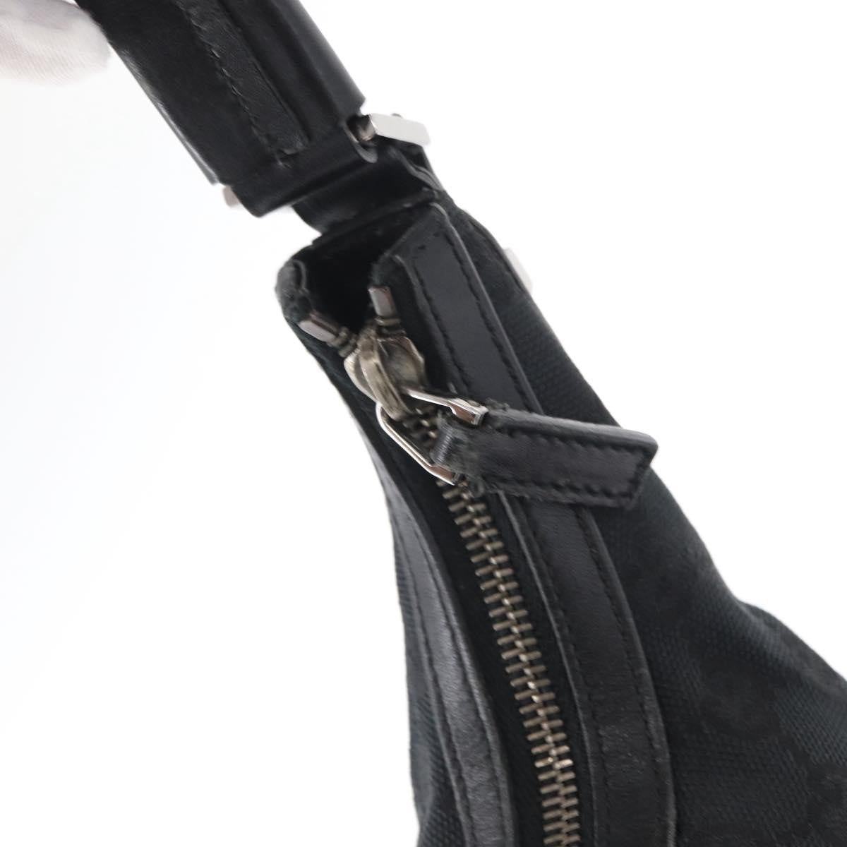 Gucci Vintage Shoulder Bag GG Canvas and Leather