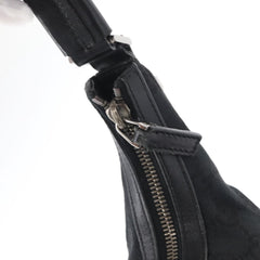 Gucci Vintage Shoulder Bag GG Canvas and Leather