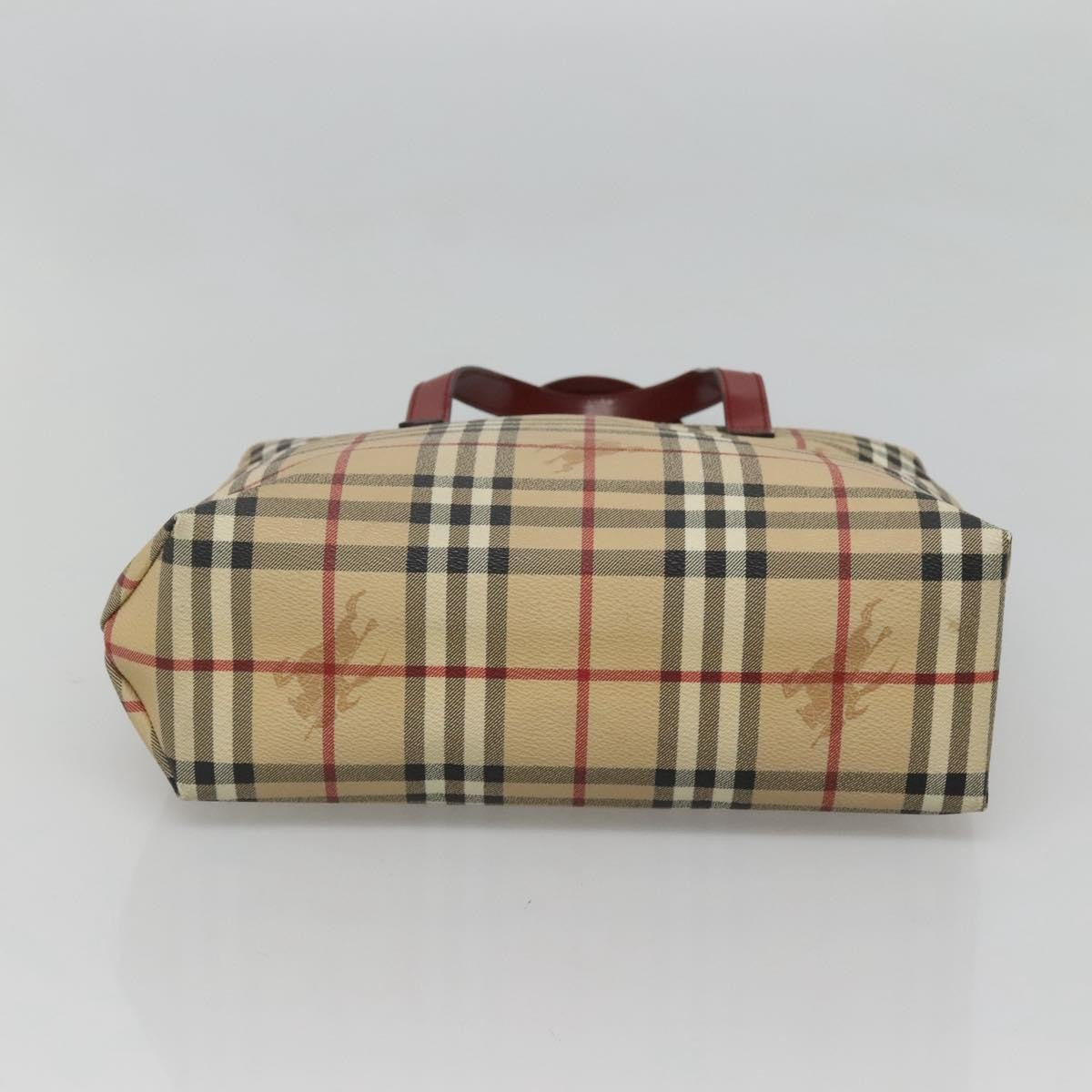 Burberry Nova Check Tote Canvas and Leather