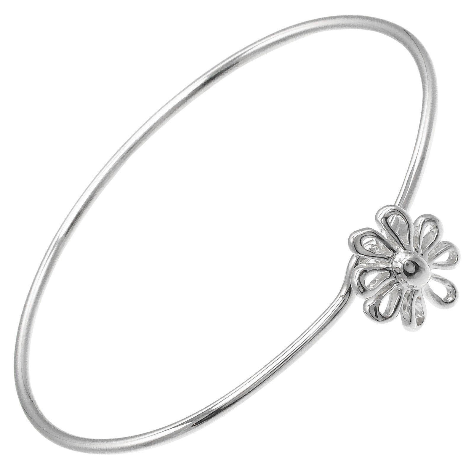 Tiffany & Co. Daisy Bangle Bracelet Silver 925