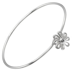 Tiffany & Co. Daisy Bangle Bracelet Silver 925