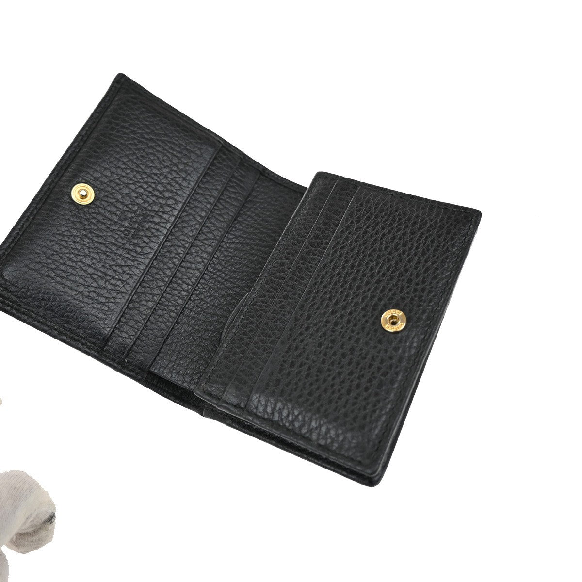 Gucci GG Marmont Flap Card Case Leather