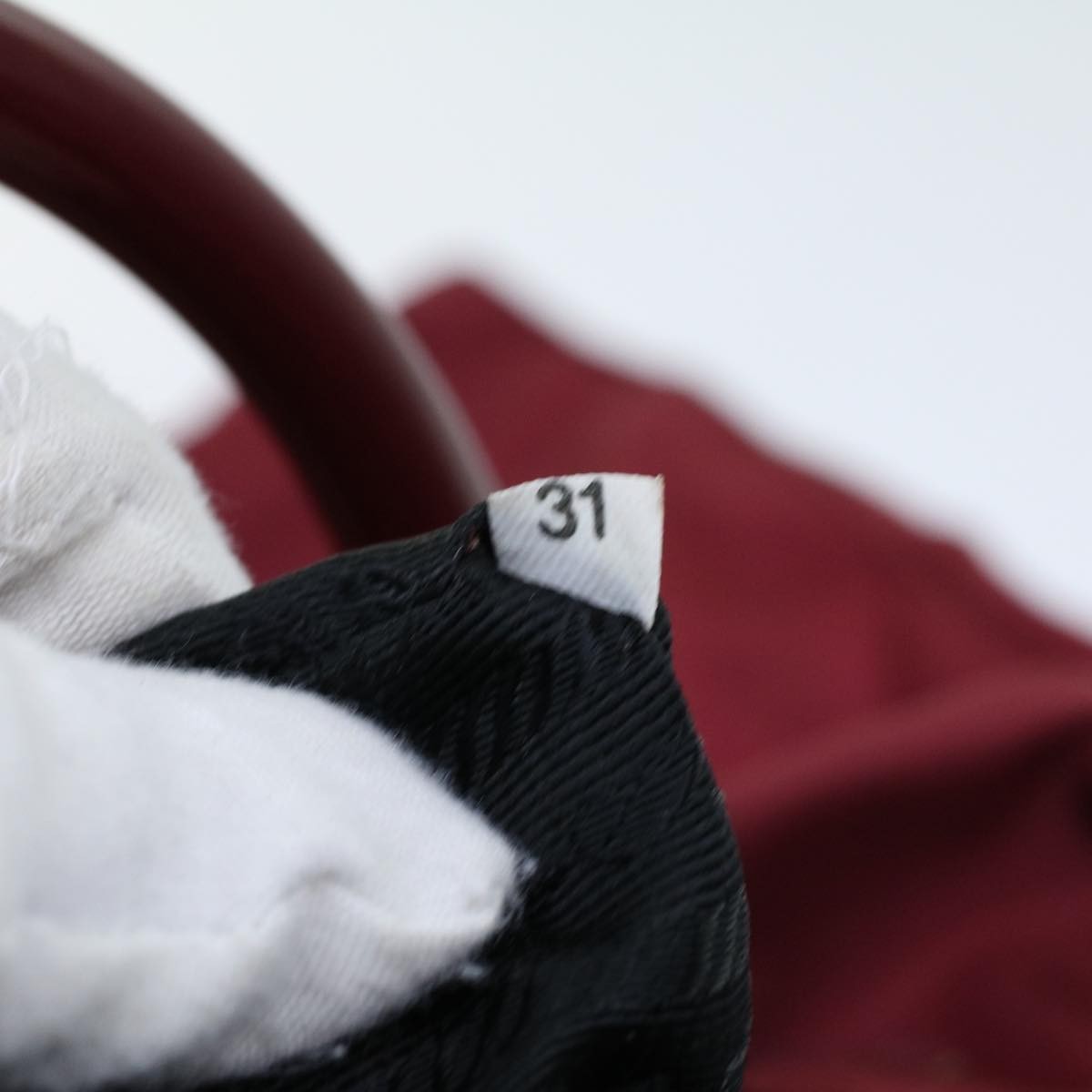 Prada Grommet Lock Flap Chain Shoulder Bag Leather