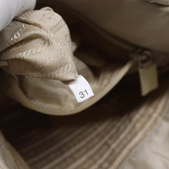 Prada Zip Around Tote Tessuto