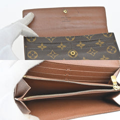 Louis Vuitton Vintage Sarah Wallet Monogram Canvas