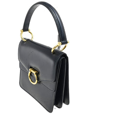 Celine Gancini Handbag Leather