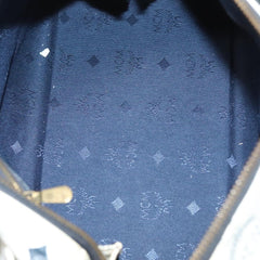 MCM Visetos Handbag Canvas and Leather