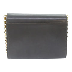 Salvatore Ferragamo Vintage Flap Chain Shoulder Bag Leather