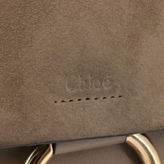 Chloe Faye Shoulder Bag Leather and Suede