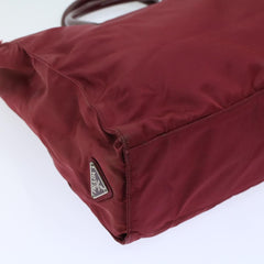 Prada Grommet Lock Flap Chain Shoulder Bag Leather