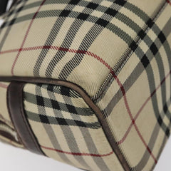 Burberry Nova Check Bowling Bag Canvas