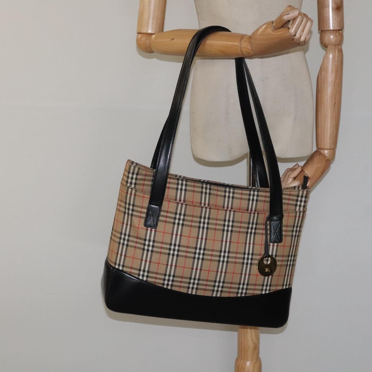 Burberry Shoulder Bag Nova Check Canvas