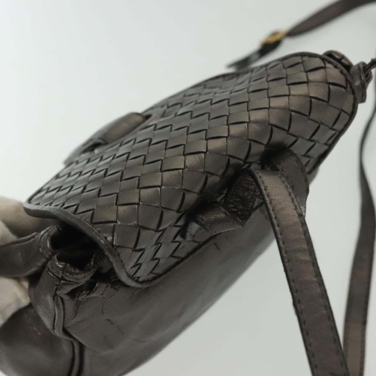 Bottega Veneta Intrecciato Backpack Patent Leather