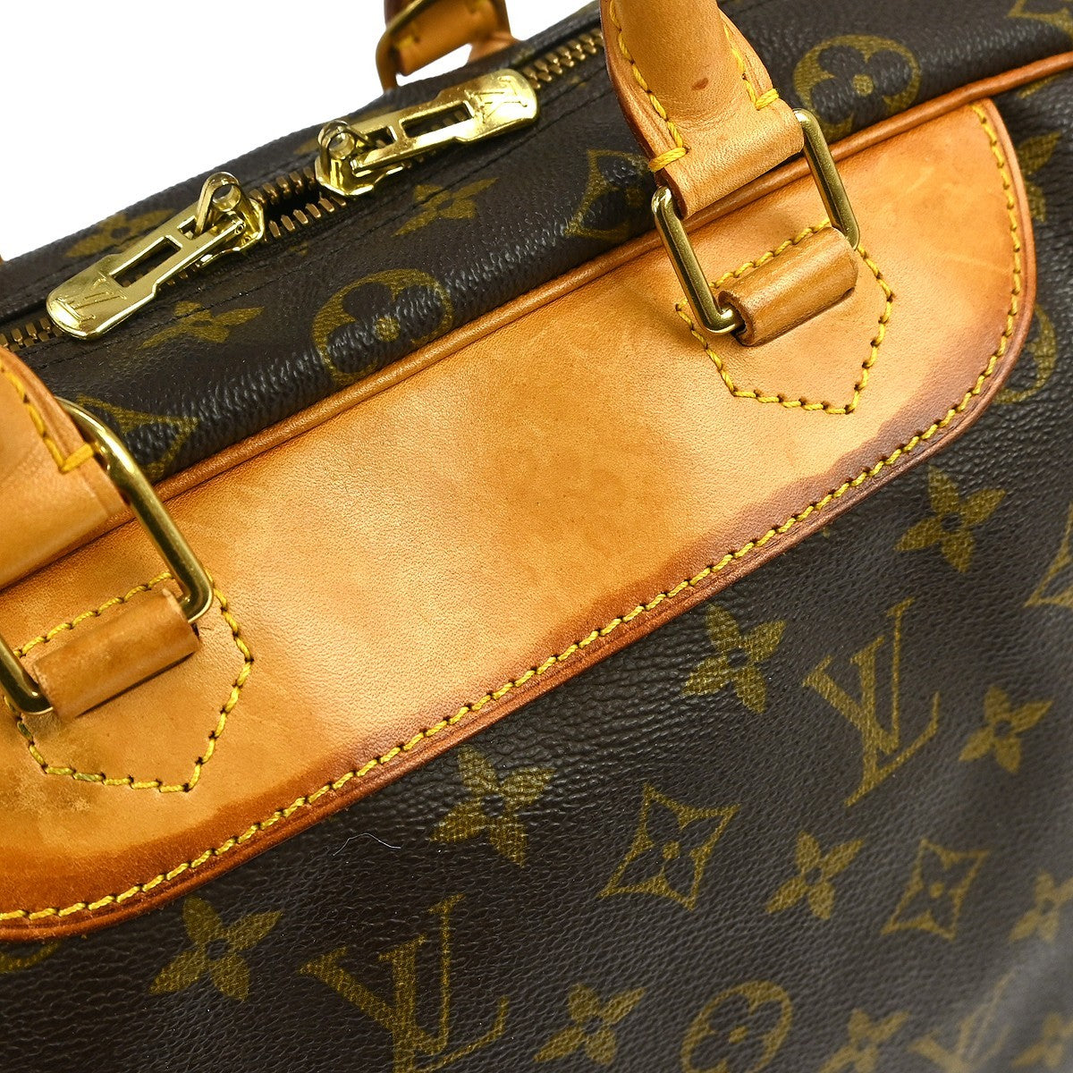 Louis Vuitton Deauville Handbag Monogram Canvas