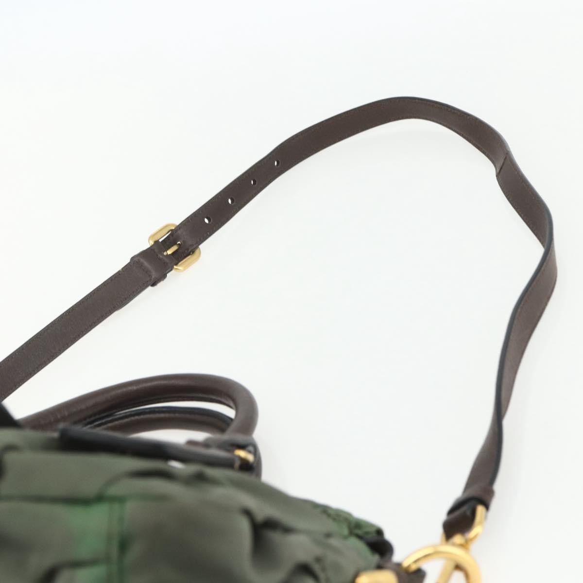 Prada Gaufre Convertible Satchel Tessuto