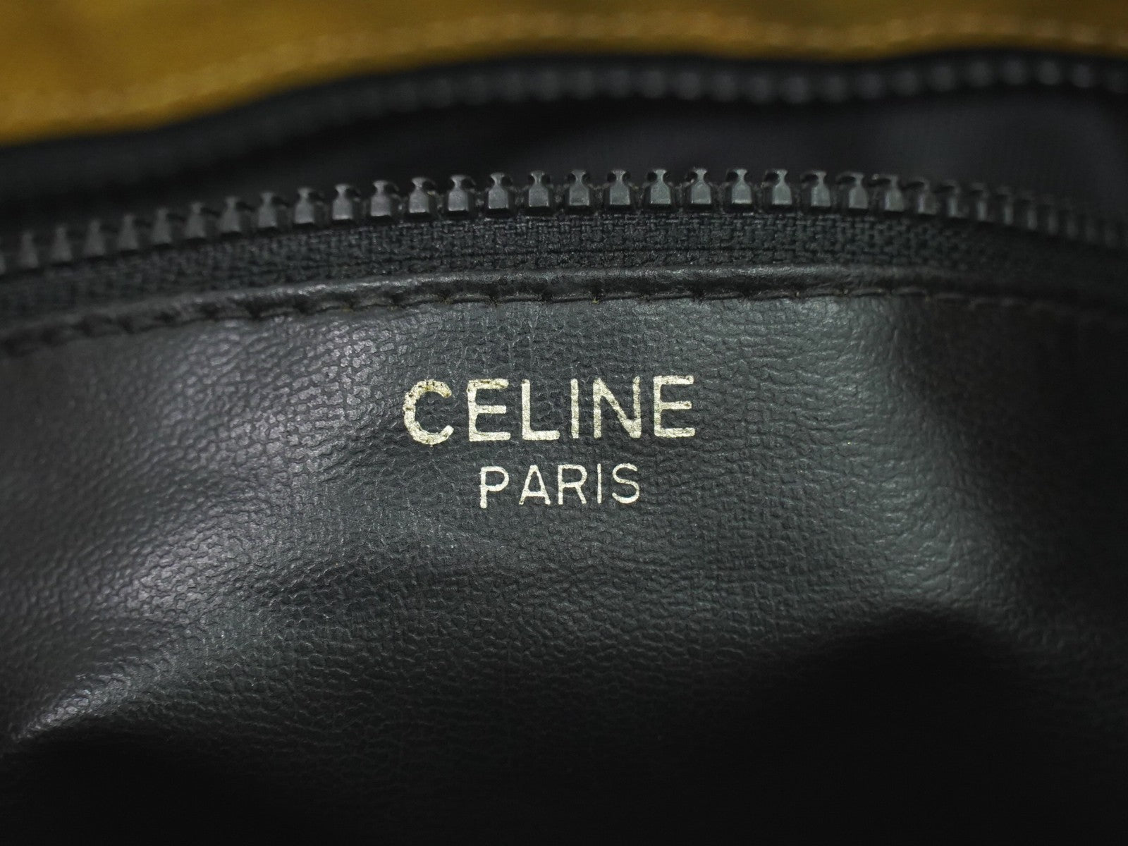Celine Triomphe Drawstring Bucket Bag Leather
