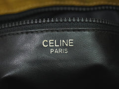 Celine Triomphe Drawstring Bucket Bag Leather