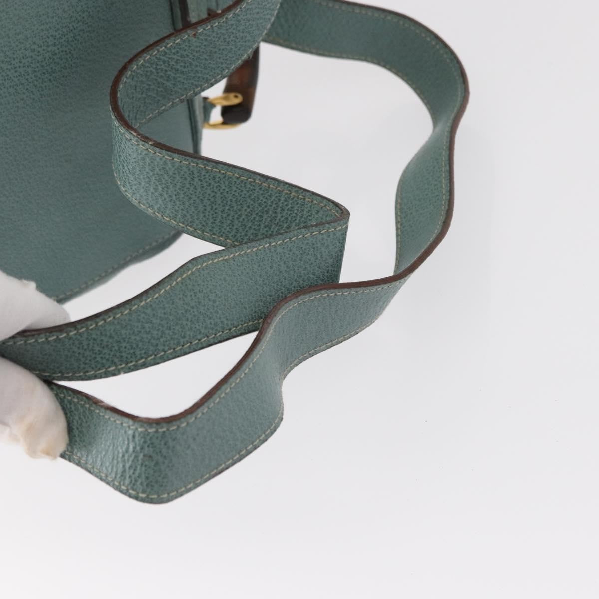 Gucci Vintage Bamboo Backpack Suede