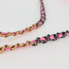 Chanel 19 Flap Coin Purse With Chain Quilted Denim