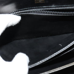 Celine Vintage Flap Shoulder Bag Leather