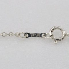 Tiffany & Co. Elsa Peretti Open Heart Pendant Necklace Sterling Silver