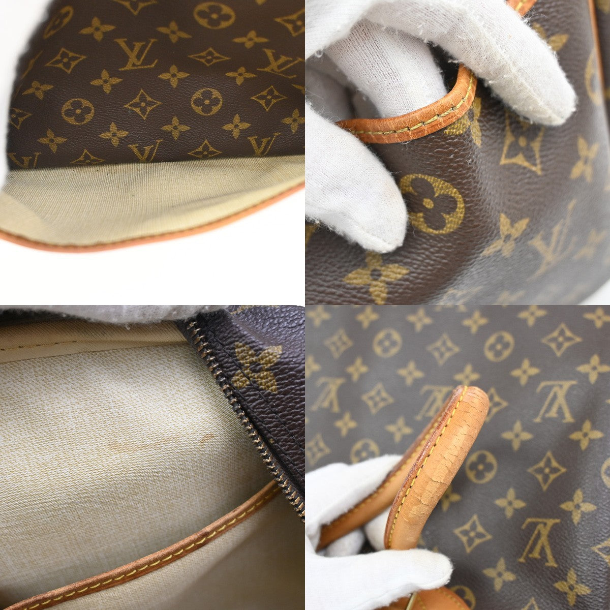 Louis Vuitton Deauville Handbag Monogram Canvas