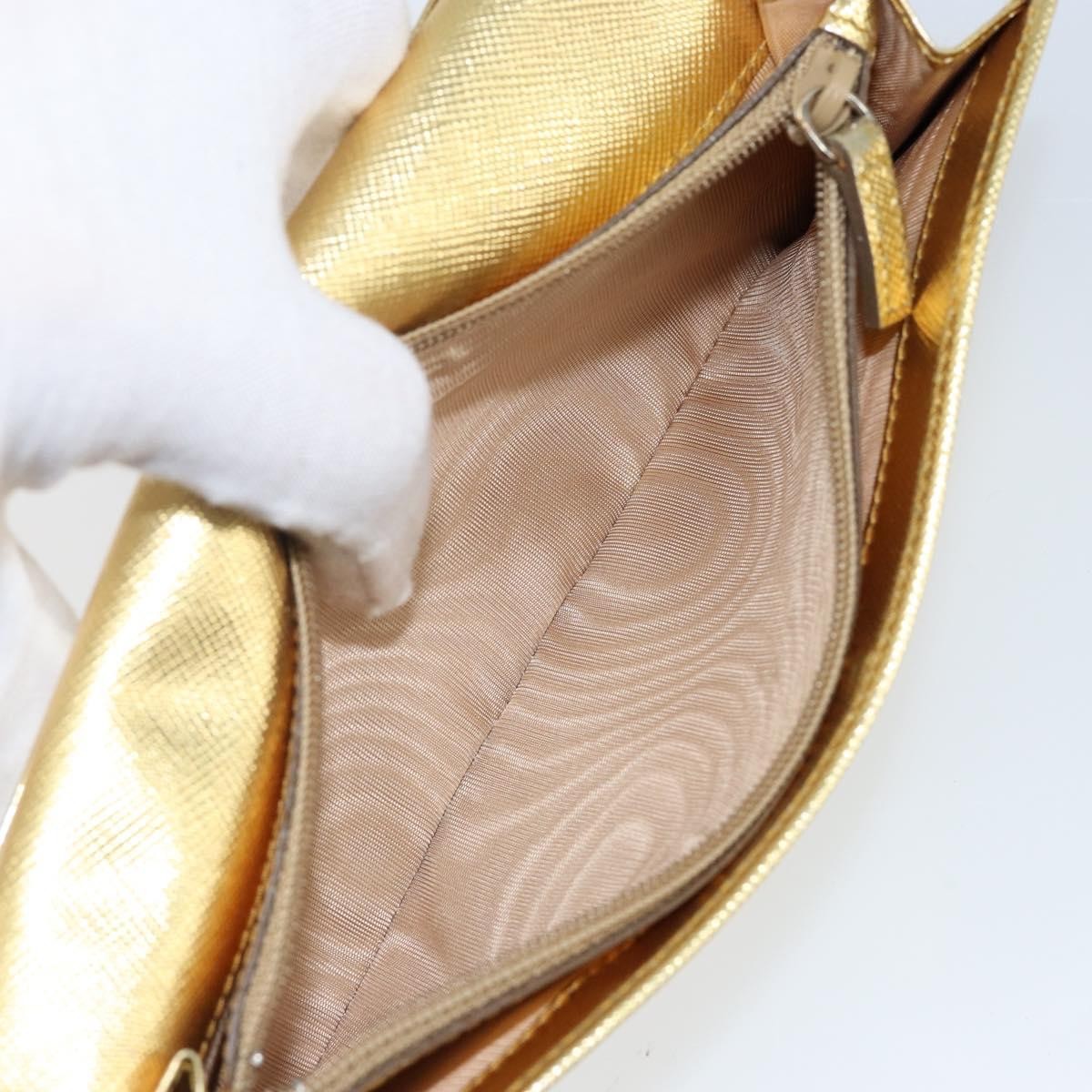 Prada Continental Wallet Saffiano Leather