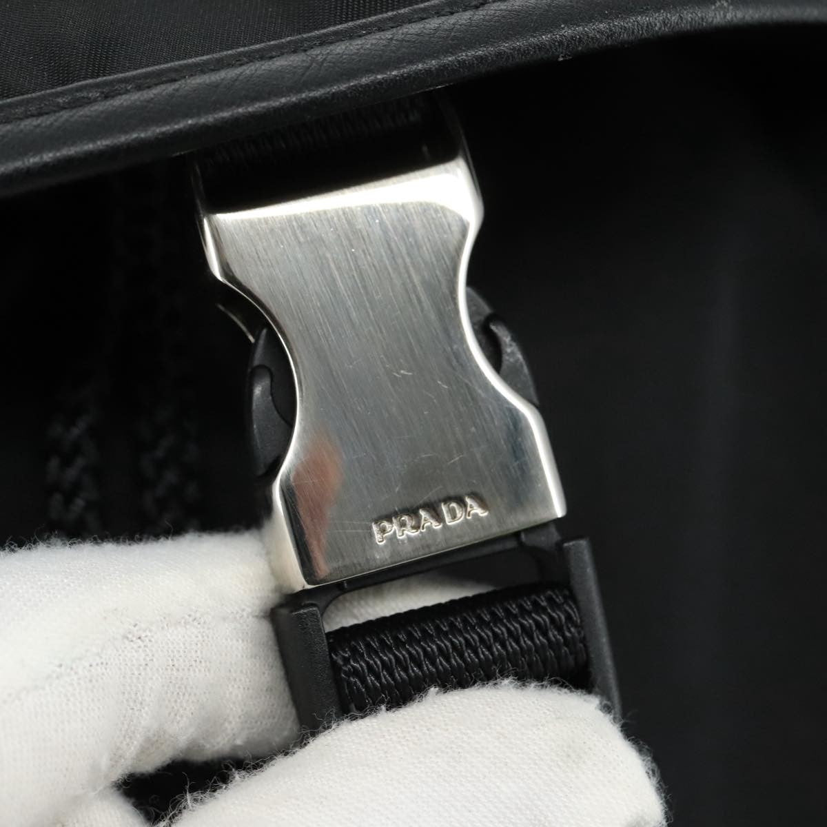 Prada Double Front Pocket Backpack Tessuto