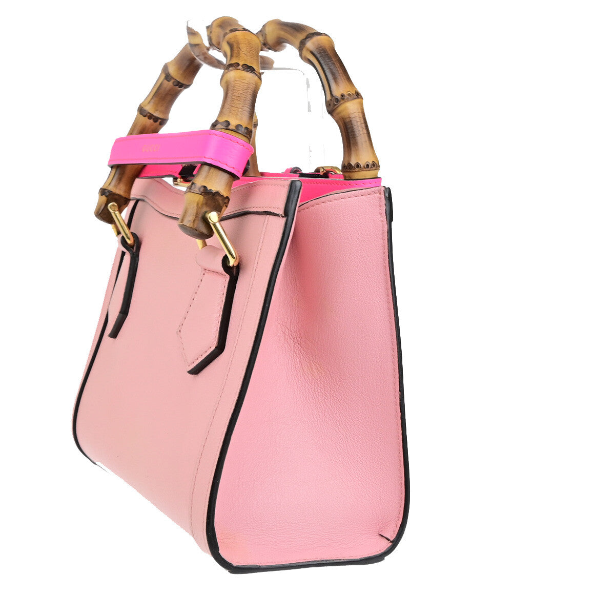 Gucci Diana NM Bamboo Handle Tote Leather