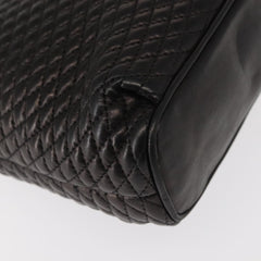 Bally Vintage Chain Shoulder Bag Quilted Leather