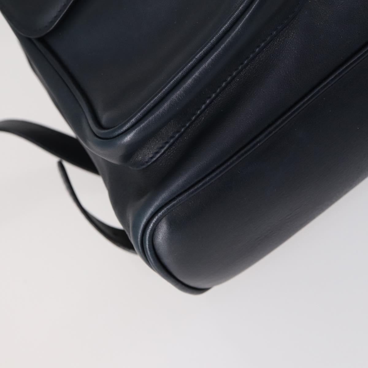 Gucci Vintage Bamboo Backpack Leather