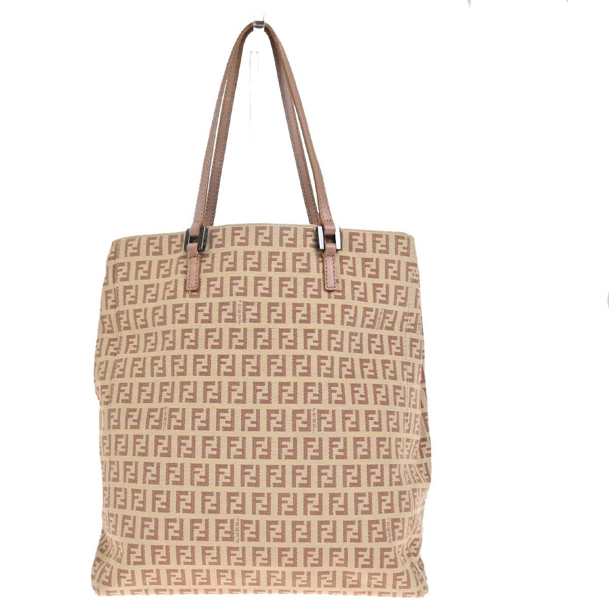 Fendi Shopping Tote Zucca Coated Canvas