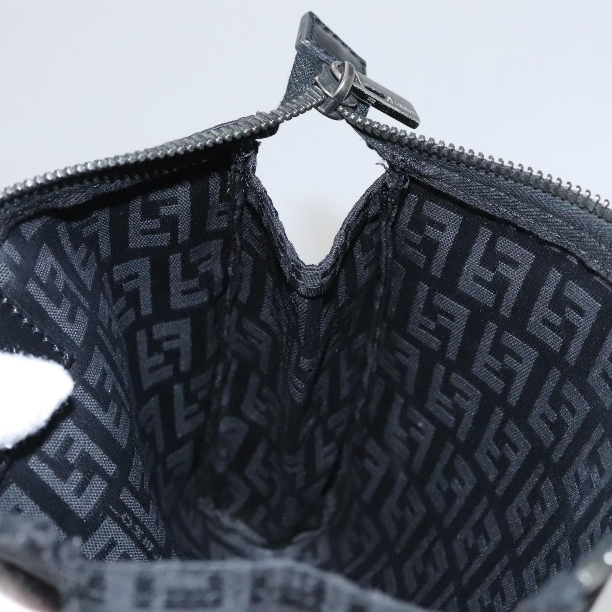 Fendi FF Logo Pouch Canvas