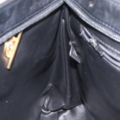 Bally Vintage Chain Shoulder Bag Quilted Leather