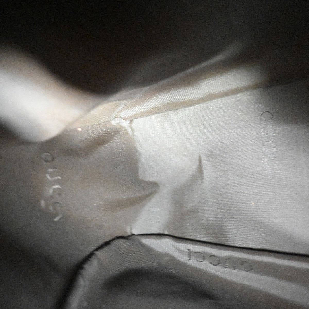 Gucci Vintage Bamboo Handle Open Hobo Leather