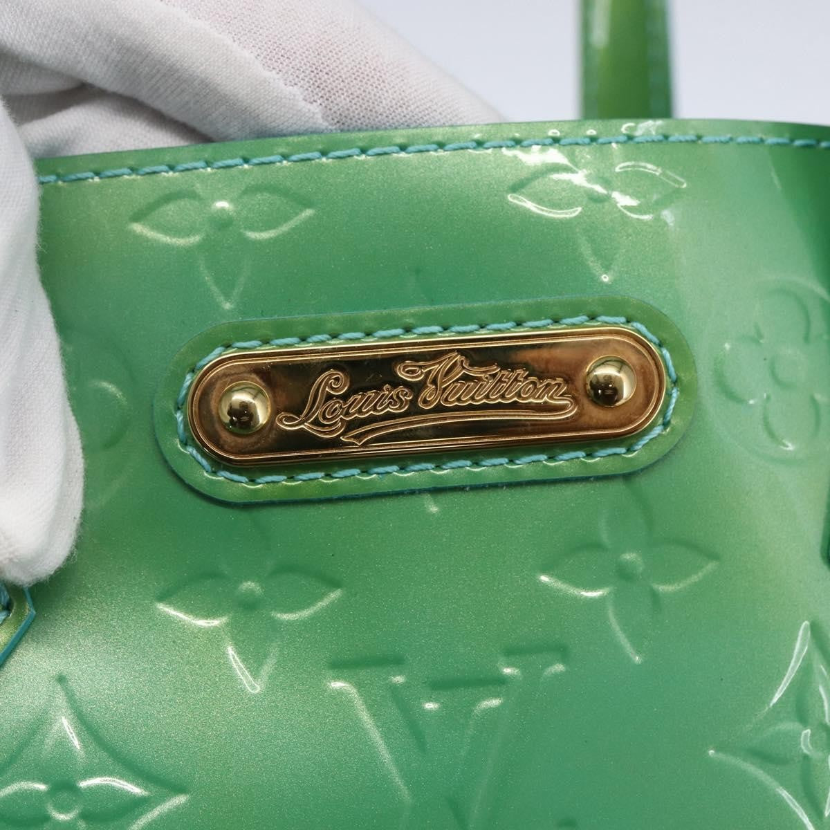 Louis Vuitton Wilshire Handbag Monogram Vernis