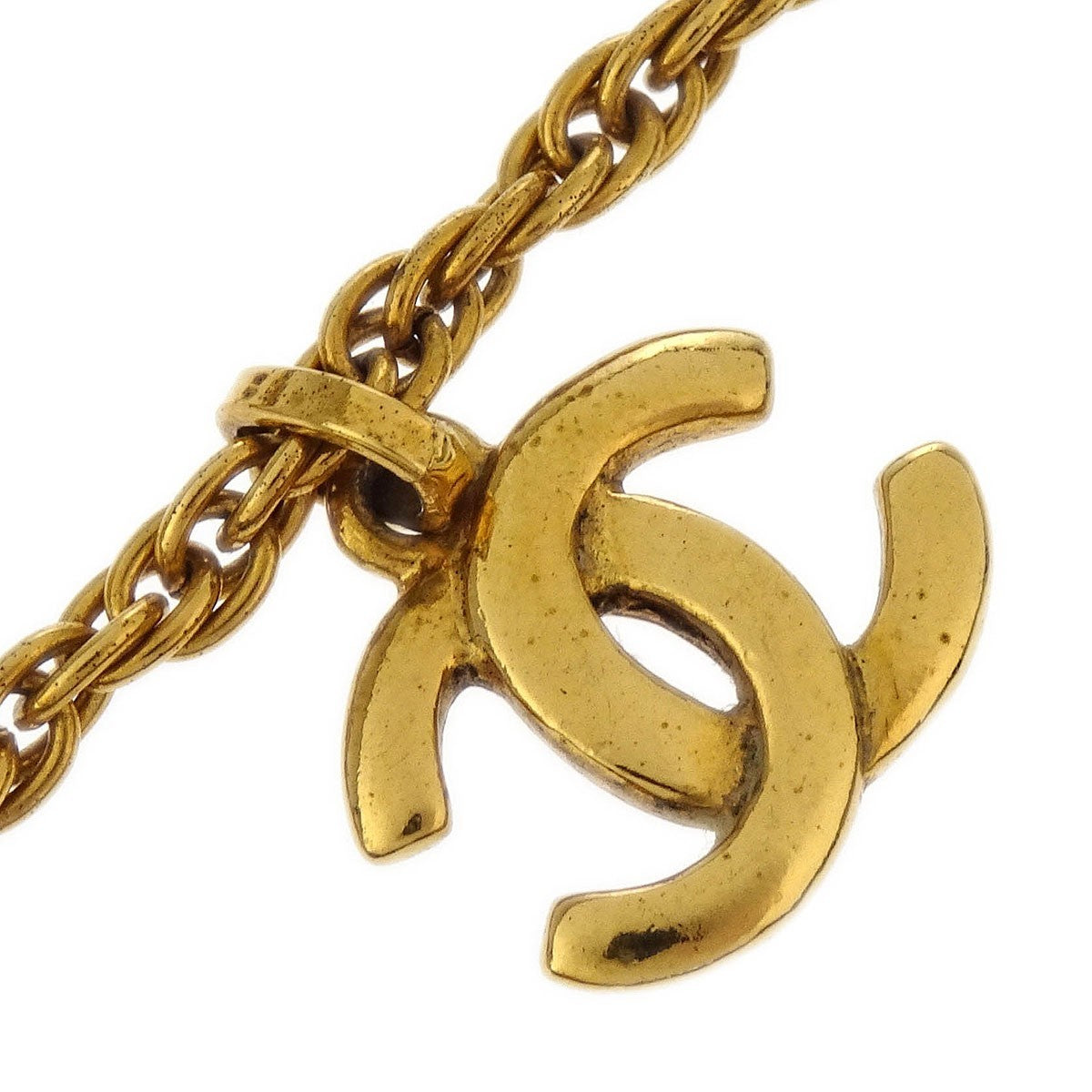 Chanel CC Pendant Necklace Metal
