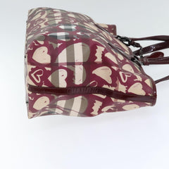 Burberry Open Tote Printed Canvas