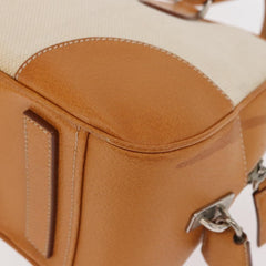 Prada Bowler Bag Canvas with Leather