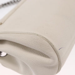 Chanel Accordion Push Lock Flap Bag Quilted Caviar