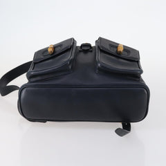 Gucci Vintage Bamboo Backpack Leather