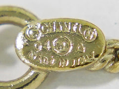 Chanel Rainbow CC Pendant Necklace Metal and Crystals