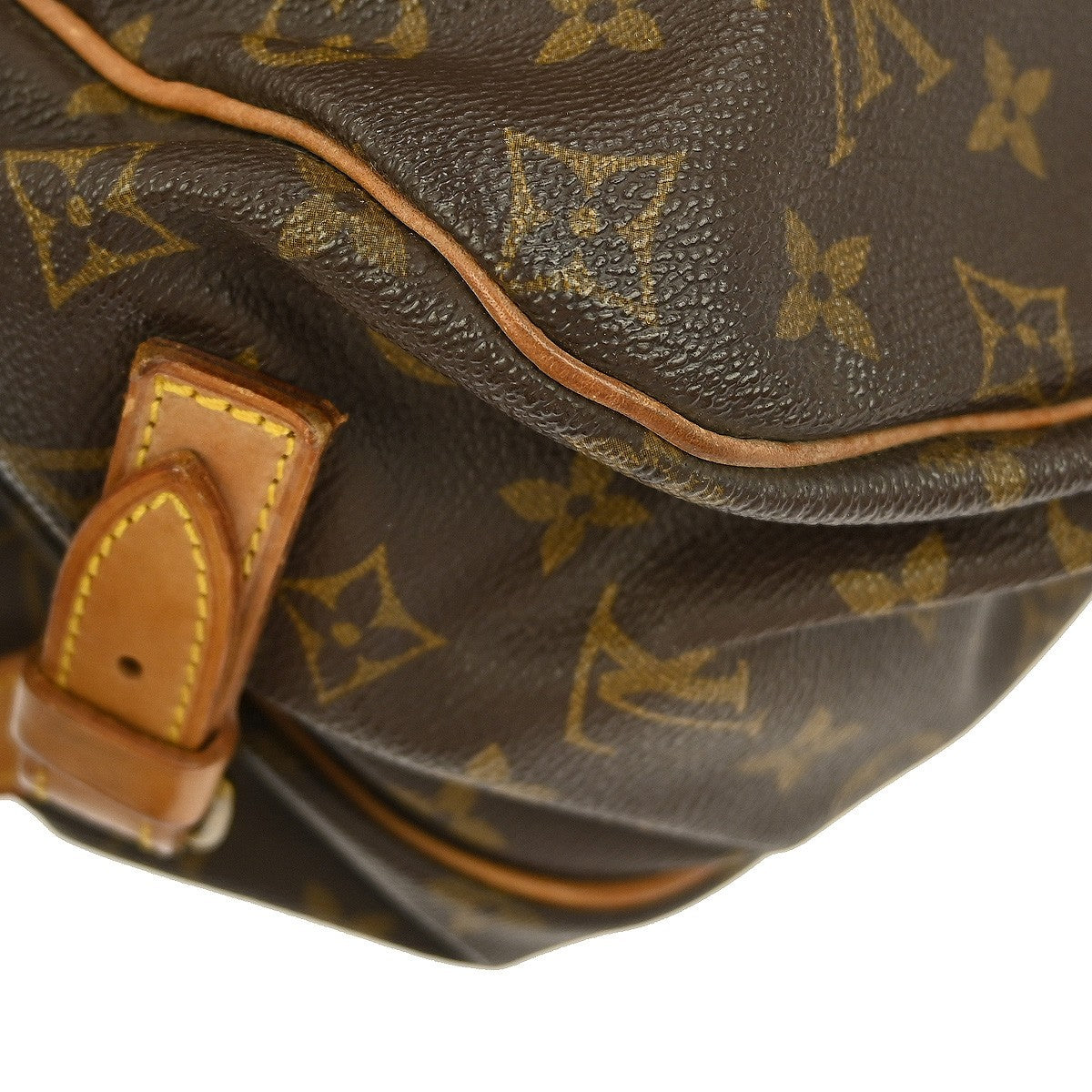 Louis Vuitton Saumur Handbag Monogram Canvas