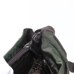 Prada Double Buckle Flap Messenger Bag Tessuto
